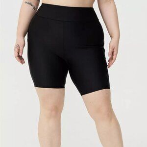 Torrid high rise swim biker shorts with pockets size 2. NEW with tags.